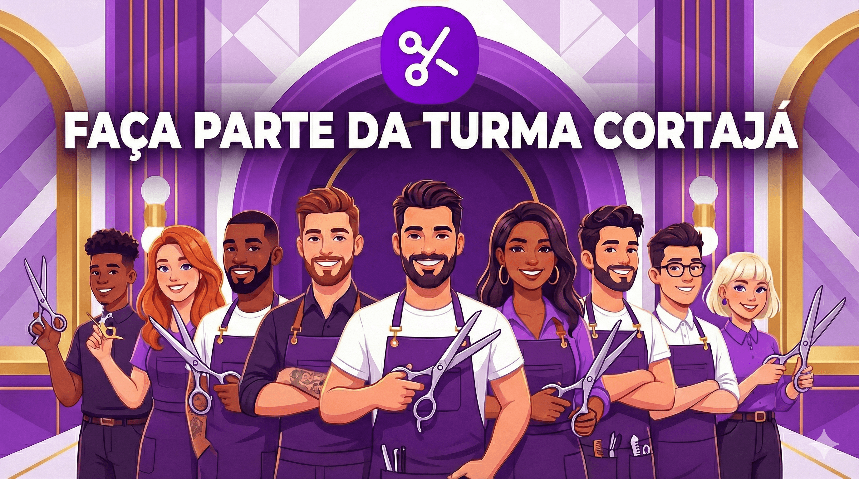 Faça parte do Time CortaJá.